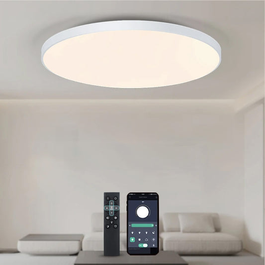 Led Ceiling Lamp Smart Modern Ceiling Lamps for Living Room 36W 50W 80W APP Dimmable Remote Control Led Lights for Room